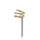 Bicolor Silver Coiled Ring With Tassel Charm The Sparkling, Ring Size: 5.5 / 16, image , picture 4