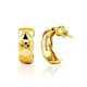 Chunky Gold Plated Silver Stud Earrings The ICONIC, image , picture 4
