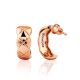 Harlequin Motif Rose Gold Plated Silver Earrings The ICONIC, image , picture 4
