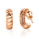 Rose Plated Silver Mini Hoop Earrings The ICONIC, image , picture 4