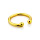 Sleek Gilded Silver Ear Cuff The Liquid, image , picture 4