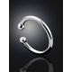 Minimalist Design Silver Ear Cuff The Liquid, image , picture 2