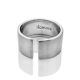 Contemporary brush finish sterling silver unisex ring The ICONIC, Ring Size: Adjustable, image , picture 5
