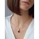 Chic Rose Gold Plated Amber Necklace The Palazzo, image , picture 3
