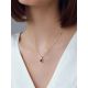 Stylish Silver Amber Pendant Necklace The Palazzo, image , picture 3