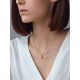 Simplistic Design Rose Gold Plated Amber Necklace The Palazzo, image , picture 3