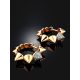 Bold Design Gold Crystal Hoop Earrings The Roxy, image , picture 2