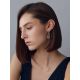 Glittering Silver Dangle Hoop Earrings Thе Sparkling, image , picture 3