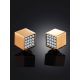 Geometric Gold Crystal Stud Earrings The Roxy, image , picture 2
