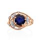 Shimmering Gold Sapphire Crystal Ring, Ring Size: 9.5 / 19.5, image , picture 4