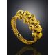 Gilded Silver Beaded Ring The Sparkling, Ring Size: 6.5 / 17, image , picture 2