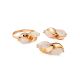 Ultra Feminine Gold Opal Earrings, image , picture 4