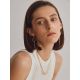 Ultra Feminine Gilded Silver Dangle Earrings The Sparkling, image , picture 3