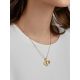 Stingray Motif Gilded Silver Crystal Pendant, image , picture 3