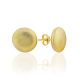 Classy Matte Gilded Silver Stud Earrings The Silk, image 