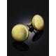 Classy Matte Gilded Silver Stud Earrings The Silk, image , picture 2