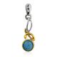 Refined Silver Violane Pendant, image 