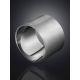 Matte Silver Band Ring The Silk, Ring Size: 8 / 18, image , picture 2