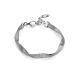 Chain-Mail Design Silver Bracelet The Silk, image 