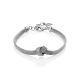 Knot Motif Silver Bracelet The Silk, image 