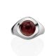 Boho Chic Style Silver Amber Ring The Palazzo, Ring Size: Adjustable, image , picture 3