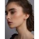 Cute Asymmetric Gilded Silver Studs "LOVE", image , picture 4