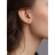 Classy Gilded Silver Stud Earrings, image , picture 3