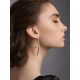 Trendy Silver Hook Threader Earrings The Silk, image , picture 3