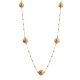 Refined Gilded Silver Beaded Necklace The Silk, image 