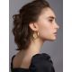 Stylish Gilded Silver Hoop Earrings The Silk, image , picture 4
