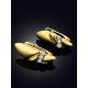 Classy Gilded Silver Crystal Earrings, image , picture 2