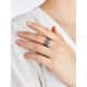 Scale Motif Silver Band Ring, Ring Size: 5.5 / 16, image , picture 4