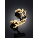 Mismatched Gilded Silver Studs "STAR", image , picture 2