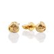 Classy Gilded Silver Stud Earrings, image 
