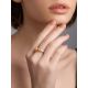 Bright Silver Coral Ring, Ring Size: 6.5 / 17, image , picture 3