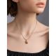 Bright Gilded Silver Rhodonite Pendant, image , picture 3
