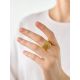Chain Mail Motif Gilded Silver Ring The ICONIC, Ring Size: Adjustable, image , picture 4