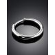 Minimalist Silver Mono Earring, image , picture 2