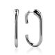 Carabiner Motif Silver Earrings The ICONIC, image 