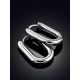 Carabiner Design Silver Earrings The ICONIC, image , picture 2