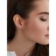 Silver Skull Mono Stud Earring, image , picture 2