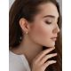 Chunky Matte Silver Hoop Earrings The Silk, image , picture 3