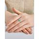 Chic Silver Amazonite Ring, Ring Size: 6.5 / 17, image , picture 3