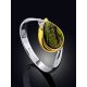 Bicolor Gilded Silver Serpentine Ring, Ring Size: 6.5 / 17, image , picture 2