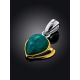 Classy Silver Amazonite Pendant, image , picture 2