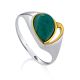 Chic Silver Amazonite Ring, Ring Size: 6.5 / 17, image 