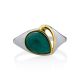 Chic Silver Amazonite Ring, Ring Size: 6.5 / 17, image , picture 4