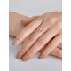 Flamboyant Design Gilded Silver Coral Ring, Ring Size: 8 / 18, image , picture 3