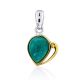 Classy Silver Amazonite Pendant, image 