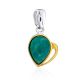 Classy Silver Amazonite Pendant, image , picture 3